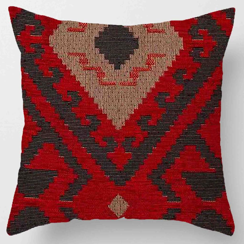Bohemian Pillowcase Home Decor Polyester Comfortable Seat Cushion Geometric Cushion Family 45* 45cm Pillowcase