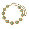 European Bohemian Gold-Turquoise Waist Chain with Customizable Design