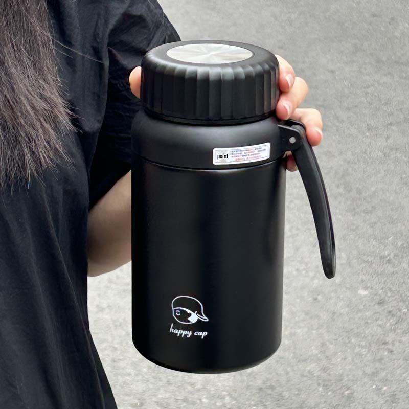 Stylish Insulated Stainless Steel Mug with Tea Infuser - Perfect Gift for Students, Ideal for Hot or Cold Drinks