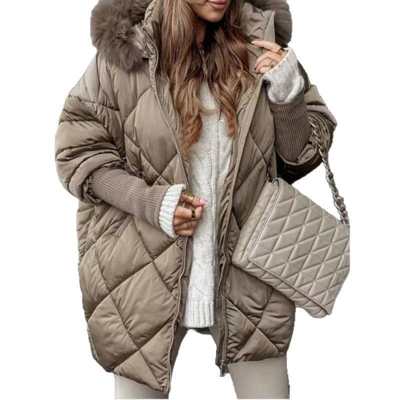 2024 Women's Trendy Winter Hooded Cardigan Coat with Elegant Style