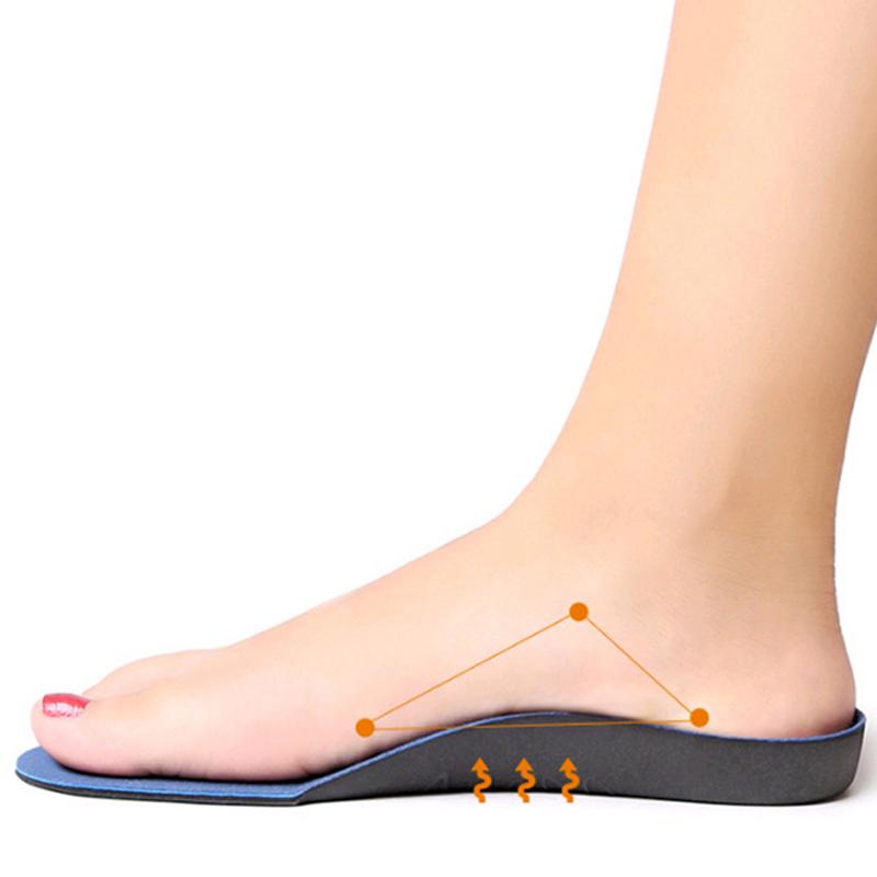 Adult Flat Foot Arch Support Orthotics Fallen Arches Insoles Foot Care Unisex