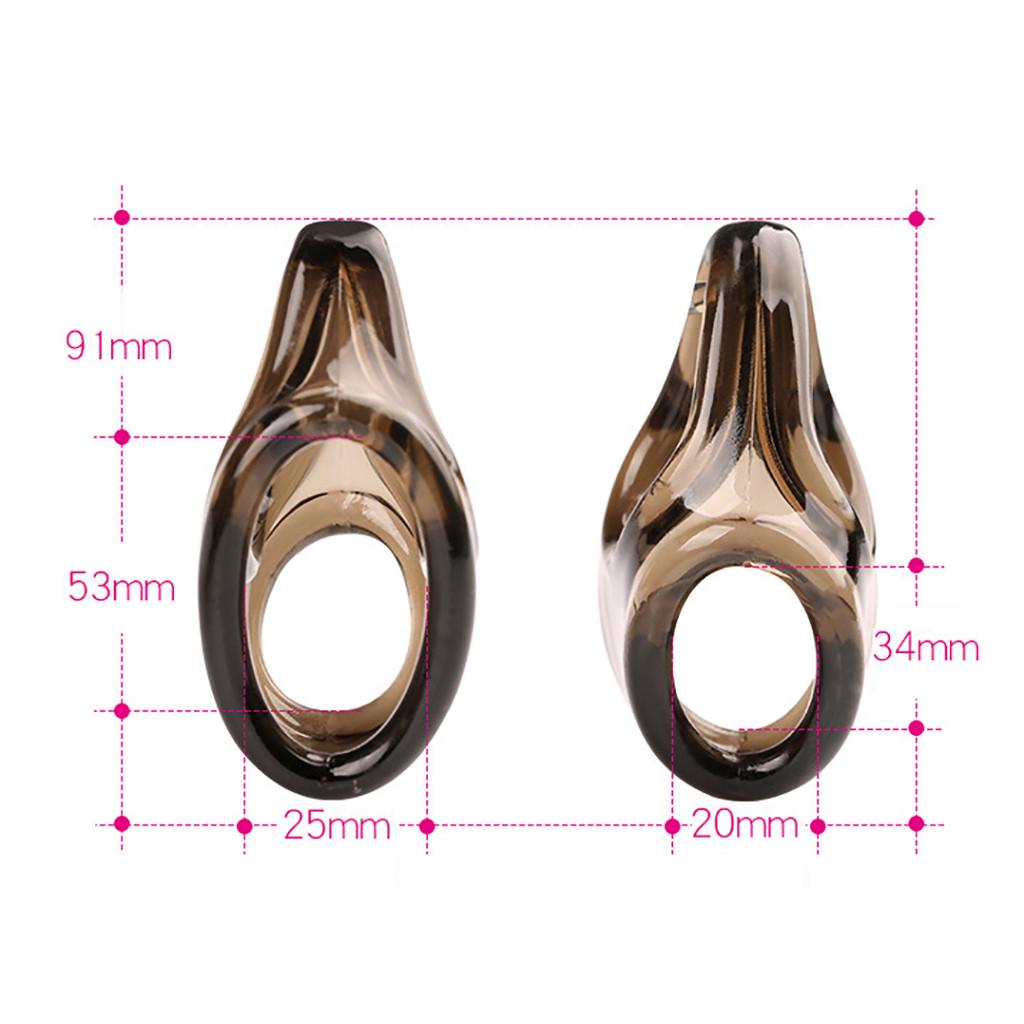 Toys Adult Men Vibration Collars Delay Premature Ejaculation Lock  Ring