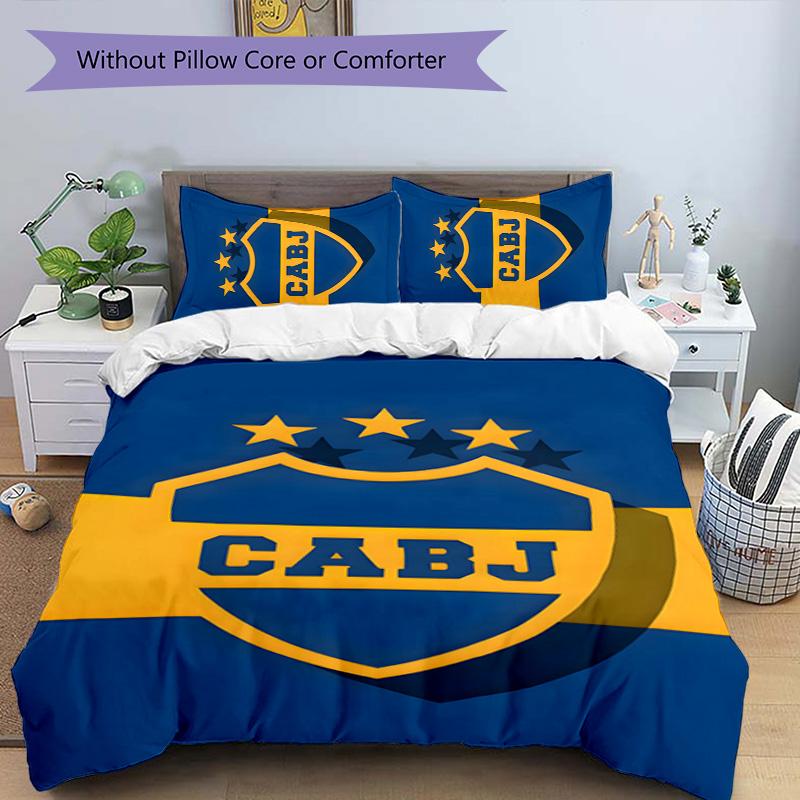 CABJ 3pcs Bedding Set Duvet Cover Closure Includes 1 Duvet Cover & 2 Pillowcases for All Seasons Bedroom Home Dorm Decor