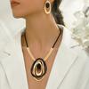 Fashion Jewelry Set Necklace Earrings For Woman Ladies