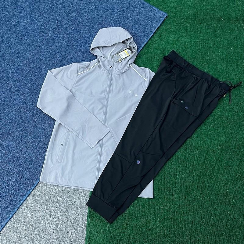 Mens Lightweight Quick-Dry Sport Set Hooded