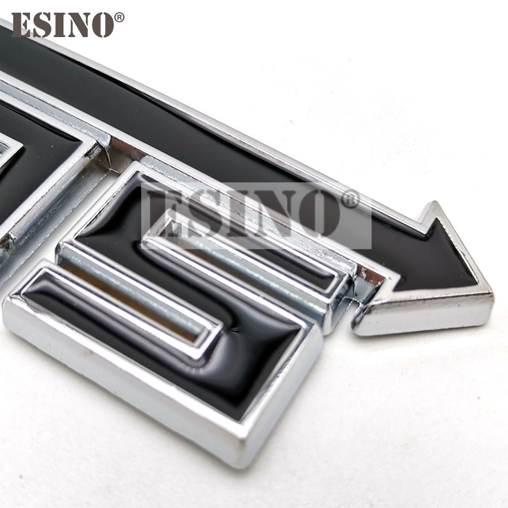 Car Styling Universal 3D Metal Chrome Zinc Alloy Emblem NOS Nitrogen Car Body Badge Sticker Decal Auto Accessory