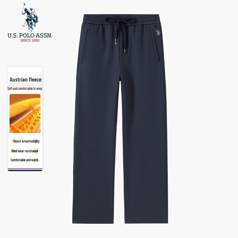 U.S. POLO ASSN. Men's Fleece-Lined Straight-Leg Casual Pants