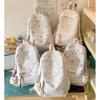 Schoolbag High Value Korean Version Ins Style Backpack Female Student Large Capacity Cute Cartoon Schoolbag Lightweight Simple Backpack