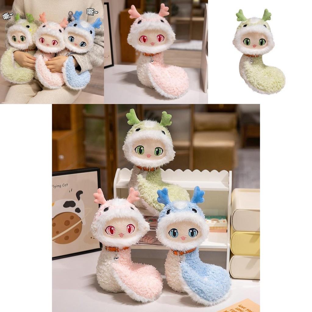 Adorable Plush Snake Toy Colorful Cute Baby Snake Doll Soft Pp Cotton Gift