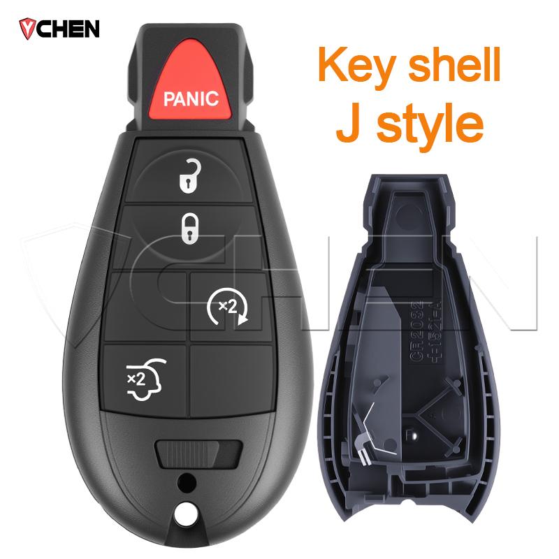 Remote Housing Cover For Chrysler Town Country For Jeep Grand Cherokee For Dodge Journey Ram Charger Caravan Magnum Key Shell