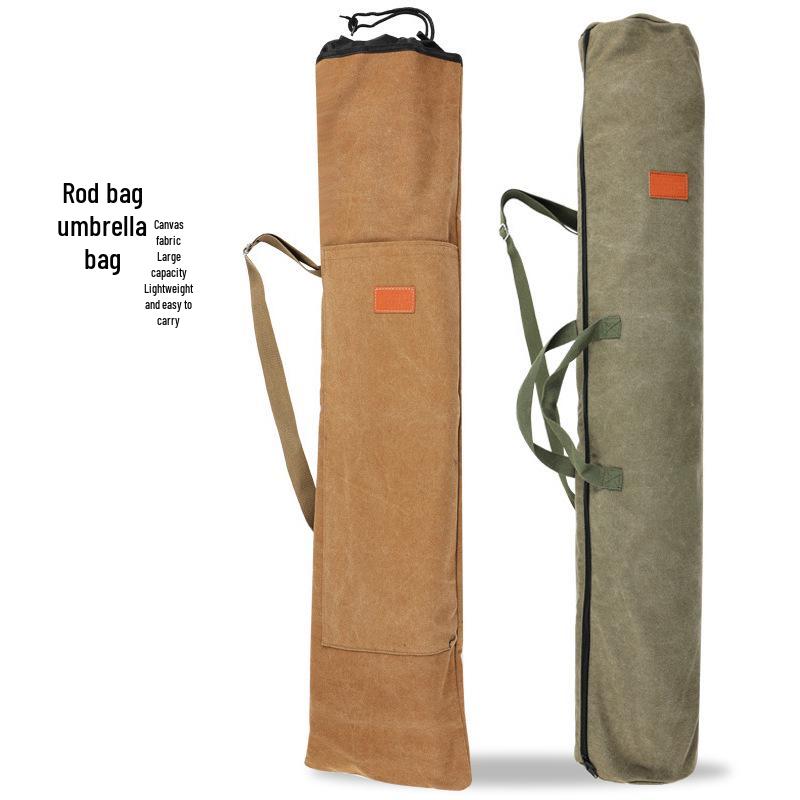 Portable Fishing Gear Storage: Lightweight, Foldable Fishing Rod & Umbrella Bag for Outdoor Sea Trips
