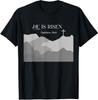 Easter Cross He Is Risen Christian Inspiration Graphic T-Shirt