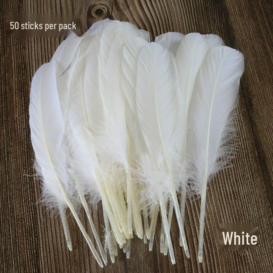White Feathers for DIY Handmade Clothing & Jewelry Accessories