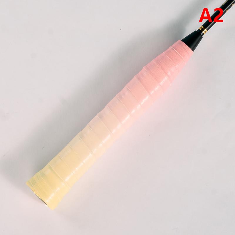 1set Non-slip Fishing Rod Grip Tape Shock-absorbing Wear-resistant Badminton Racket Overgrip Sweat Absorption