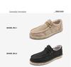 Chaussures tendance en toile de lin pour hommes - Style pêcheur décontracté à semelle en chanvre pour l'été