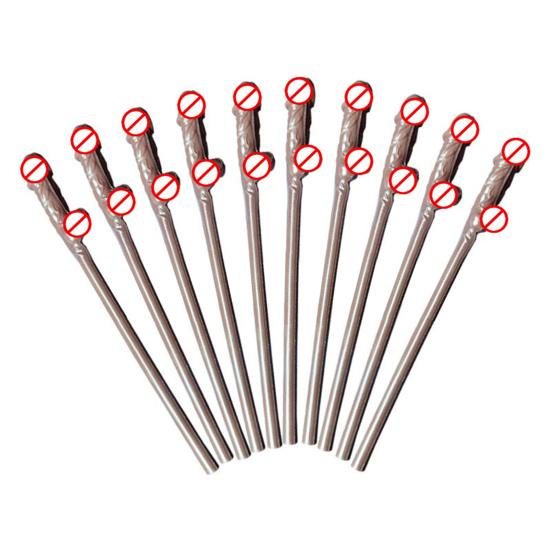 Fun Drinking Straws for Bachelorette Parties 18cm Unique Willy Cocktail Straws Reusable Novelty Sucking Drinking Straw Hen Night Bar Supplies