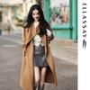 ELLASSAY Women's Premium Camel Wool Coat