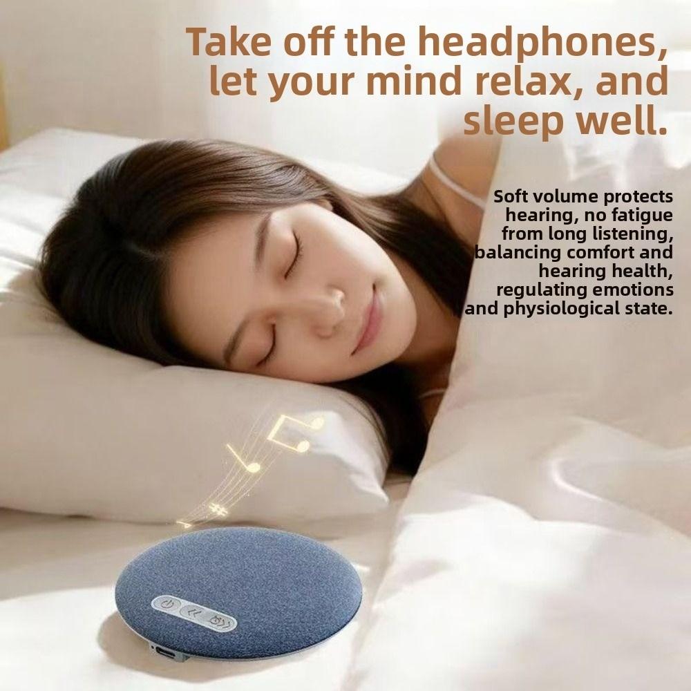 Sleep Aid White Noise Machine Bluetooth 6.0 Sound Machine Wireless Sleeping Speaker Deep Sleep Use