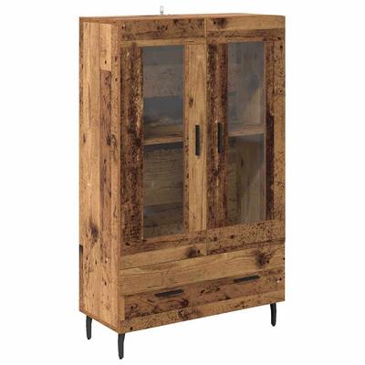 Highboard Reclaimed Wood 69.5 X 31 X 115 Cm Particleboard