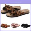 Women's Summer Flatform Mule Sandals With Stylish Bow And Comfy Insole Design