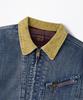 OUTSTANDING 50S Blanket-Lined Zip Work Jacket_L.Blue