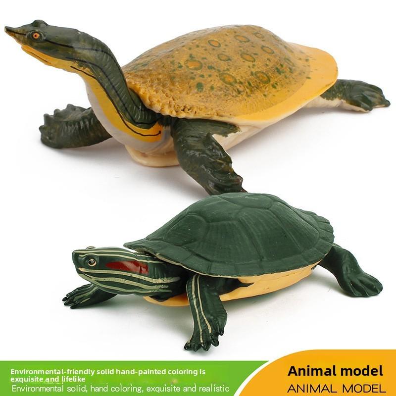 Realistic Pvc Turtle Figurine With Static Design For Aquarium Decor