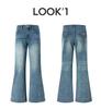 Spring 2026 Retro Low-Rise Flared Jeans for Women - Slim Fit, Versatile Style