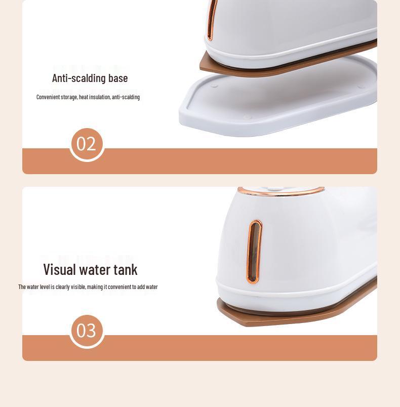 Compact Foldable Handheld Steam Iron & Garment Steamer