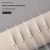 Ultra-Fine Japanese Nail Art Line Brushes: 5-Piece Set for Precise Outlining, Floral Designs, and Silk Thread Detailing
