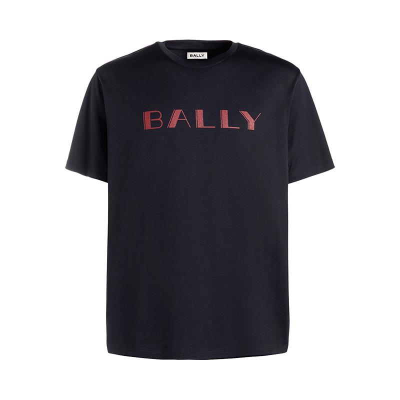 BALLY Men s Capsule Pure Cotton Crew Neck Short Sleeve T-Shirt L