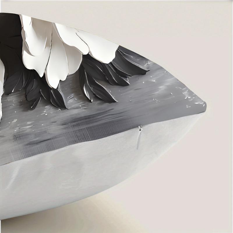 1/4pcs Floral Patterned Pillowcases with 3D Flower Design Sofa Cushion Cover Home Bedroom Room Decoration