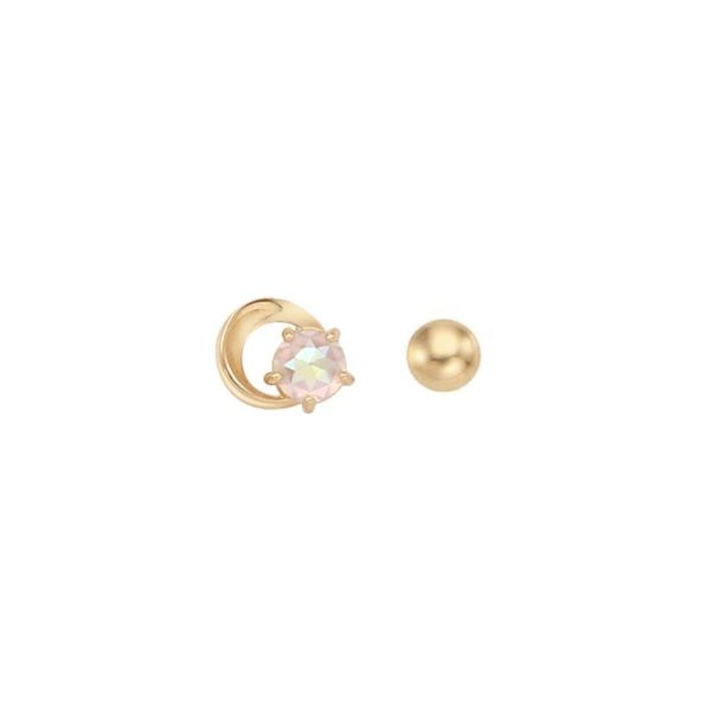 LLOYD Aurora Moon Summer 14k Half Piercing LPFJ4022G