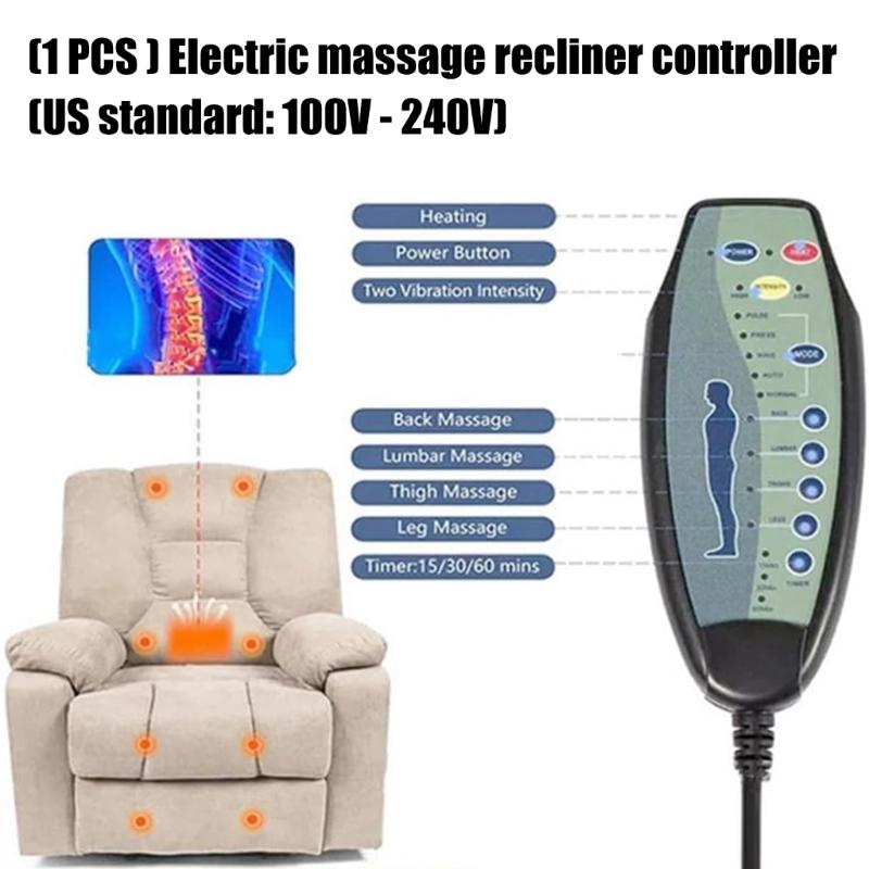 Ensemble Moteur de Vibrations 100-240V Moteurs de Mouvement pour Massagers Massages de Matelas Multifonctionnels Avec Commande Facile à Utiliser