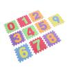 Kid Foam Play Mat Colorful Number Puzzle Foam Number Patterns Playing Floor Puzzle Mat for Children