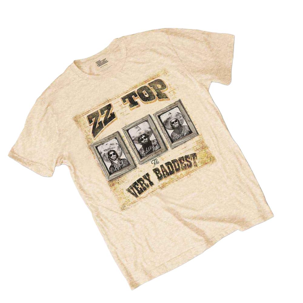 ZZ Top Unisex Adult Very Baddest T-Shirt