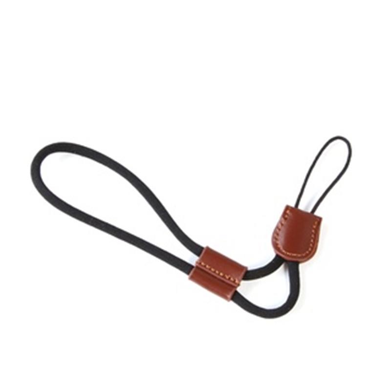 2pcs Black/Brown Camera Wrist Strap Leather Wristband Protection Rope For Canon/Nikon/Sony/Olympus Camera and Micro-single