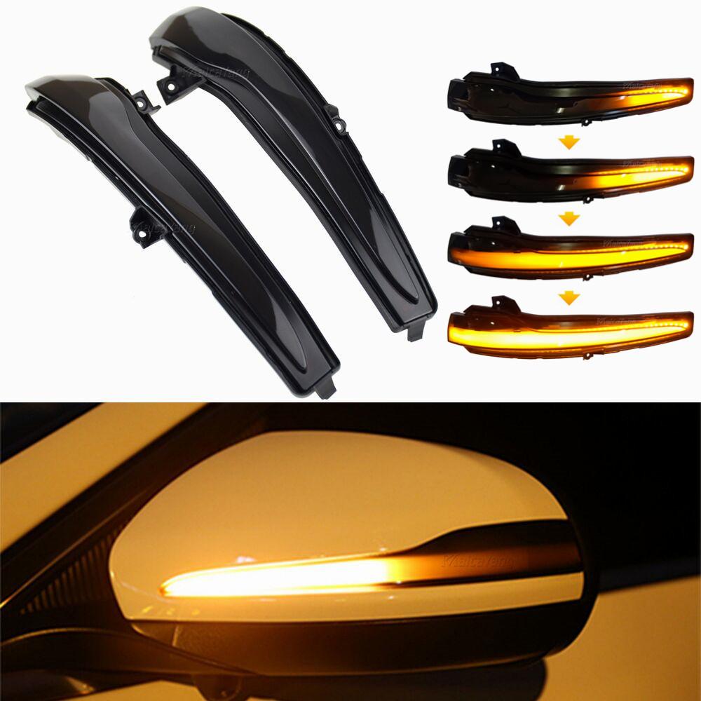 2pcs Dynamic Blinker for Mercedes Benz C E S GLC W205 X253 W213 W222 V Class W447 LED Turn Signal Light Side Mirror Indicator