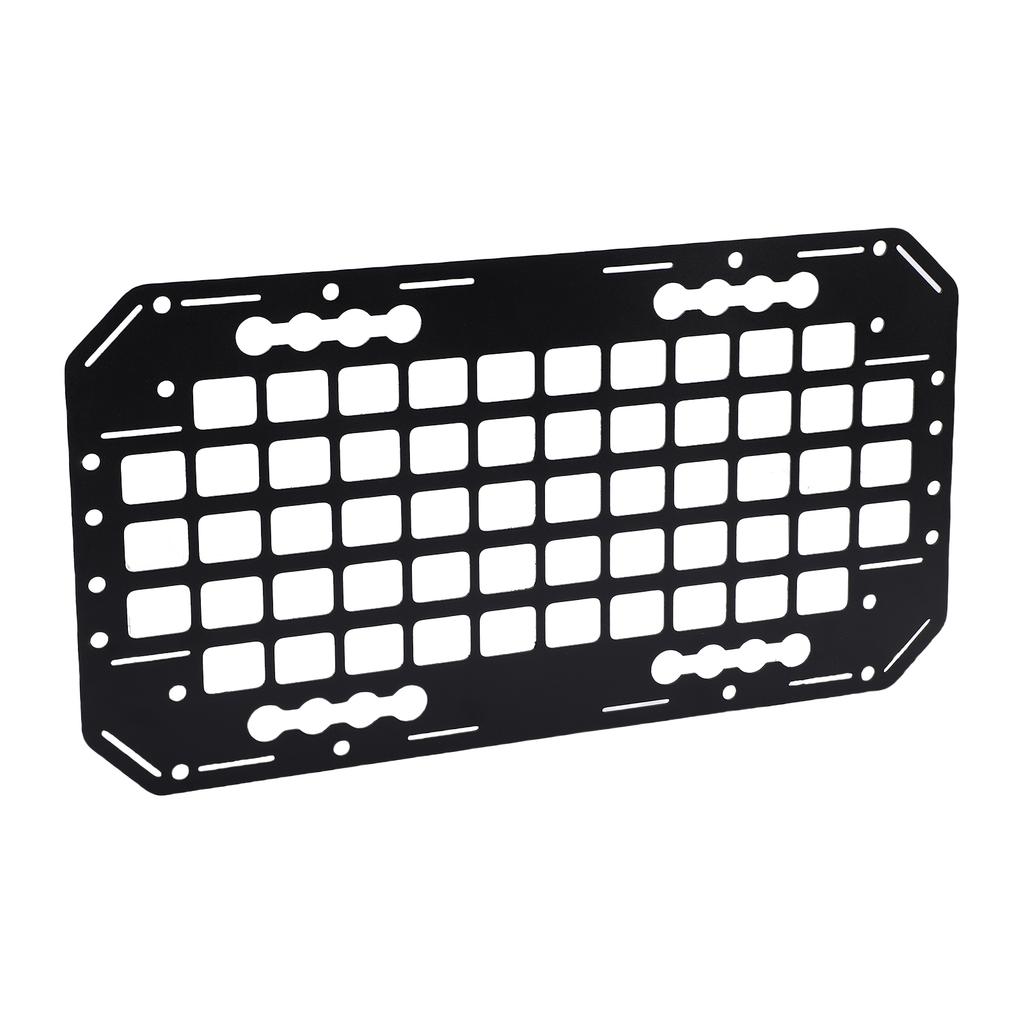 Truck Bed Molle Panel 10.51x19.25x0.08in Aluminium Side Truck Bed Molle Panel Rack System for Sedans SUVs Pickups