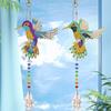 Good-6 Pieces Wind Spinner DIY Painting Wind Chime Double Sided Paint Hanging Ornament For Garden (Bees + Insects + Birds)