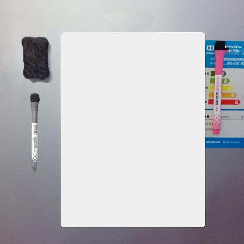 Magnetic Whiteboard Sheet with Rounded Corners - A4 Size for Home & Student Use
