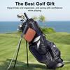 Golf Tools Case Multi-functional Golf Accessories Organizer Bag Faux Leather Large Capacity Golf Ball Tee Rangefinder Brush Holder Pouch