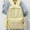 Oxford Cloth Student School Bag Large Capacity Travel Rucksack Fashion Star Backpack  Students
