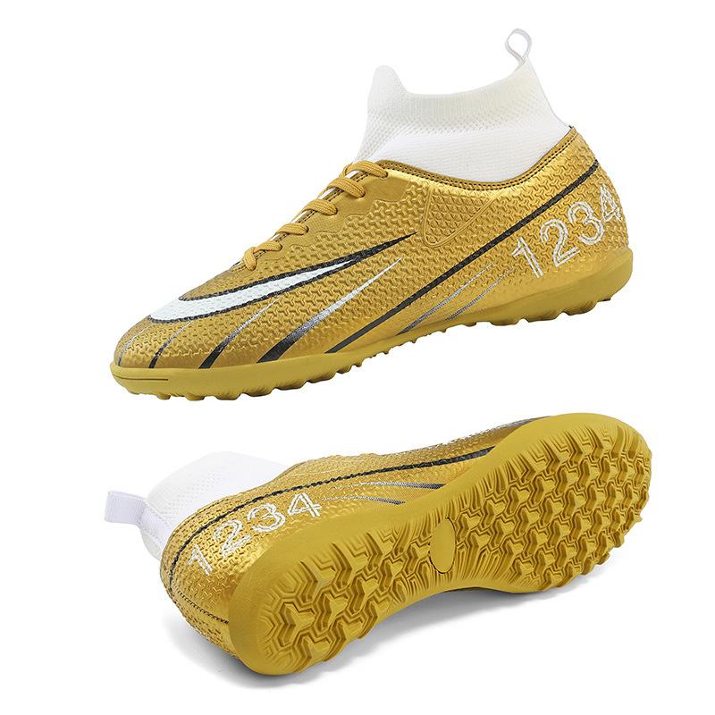 31-48 Large Size, Mandarin Duck Football Shoes, Boys and Girls, Primary School Students, Adult Games, Broken Nails and Long Nails Training Shoes