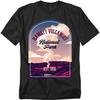 Popfunk Hawai'i Volcanoes National Park Illustrated Landscape Unisex Adult T Shirt