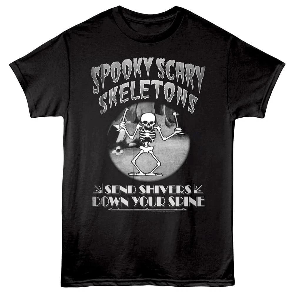 Spooky Scary Skeletons Drumsticks Men s T Shirt L
