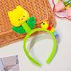 2023 Hot Sales Cartoon Flower Hair Hoop Fascia per capelli per bambini Donna Fascia per capelli Moda Festa Accessori per capelli Ragazze Copricapo Regali