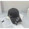 Stunning summer sunshade essential hat women's three-dimensional English letter embroidered baseball cap wind round face cap