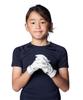 UA Clean Up Batting Gloves Silver YLG [Under Armour] White/Metallic Silver/Metallic