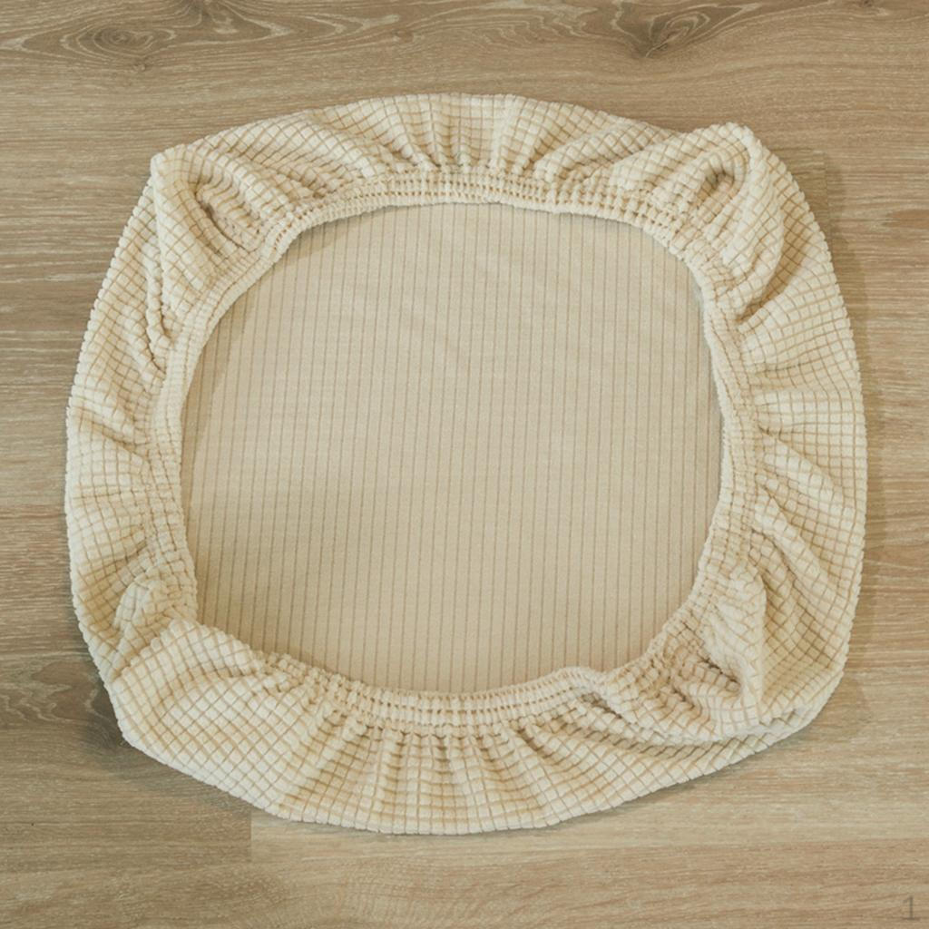 Чехлы на сиденья для столовой, эластичный водонепроницаемый чехол для вечерние декора, поверхностная часть легко снимается 38-50cm_Brown