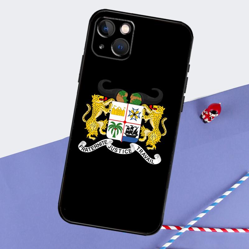 Benin Flag Phone Case For iPhone 16 Pro Max 11 12 13 14 15 Pro Max Mini XR 16 15 Plus 16e Cover Shell
